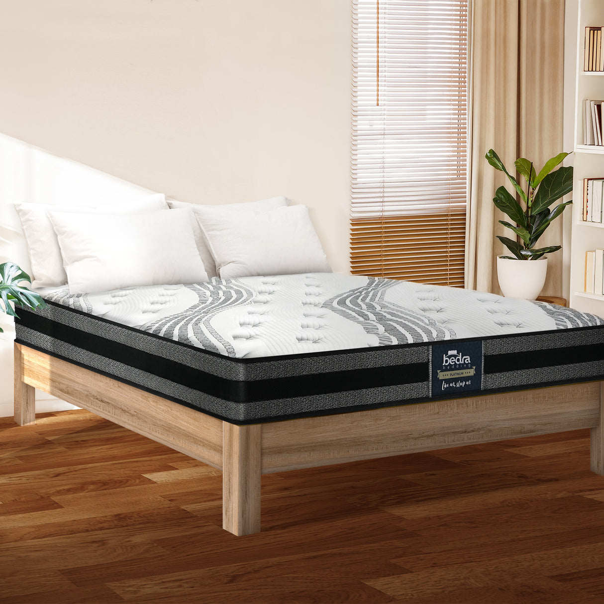 Luxury 7 Layer Bonnel Spring Support Mattress |Reinforced Edge Ventilated - Medium Firm Mattress by Bedra