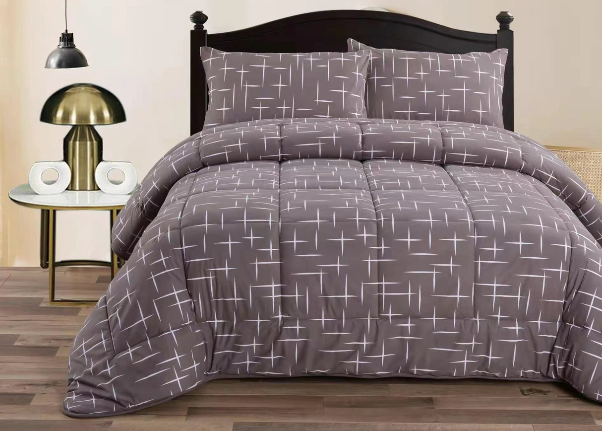 Ramesses Ultra Soft Mink Flannel Comforter Set | Box Stitch Ultra Warm Comforter | Soft Cozy Bedding