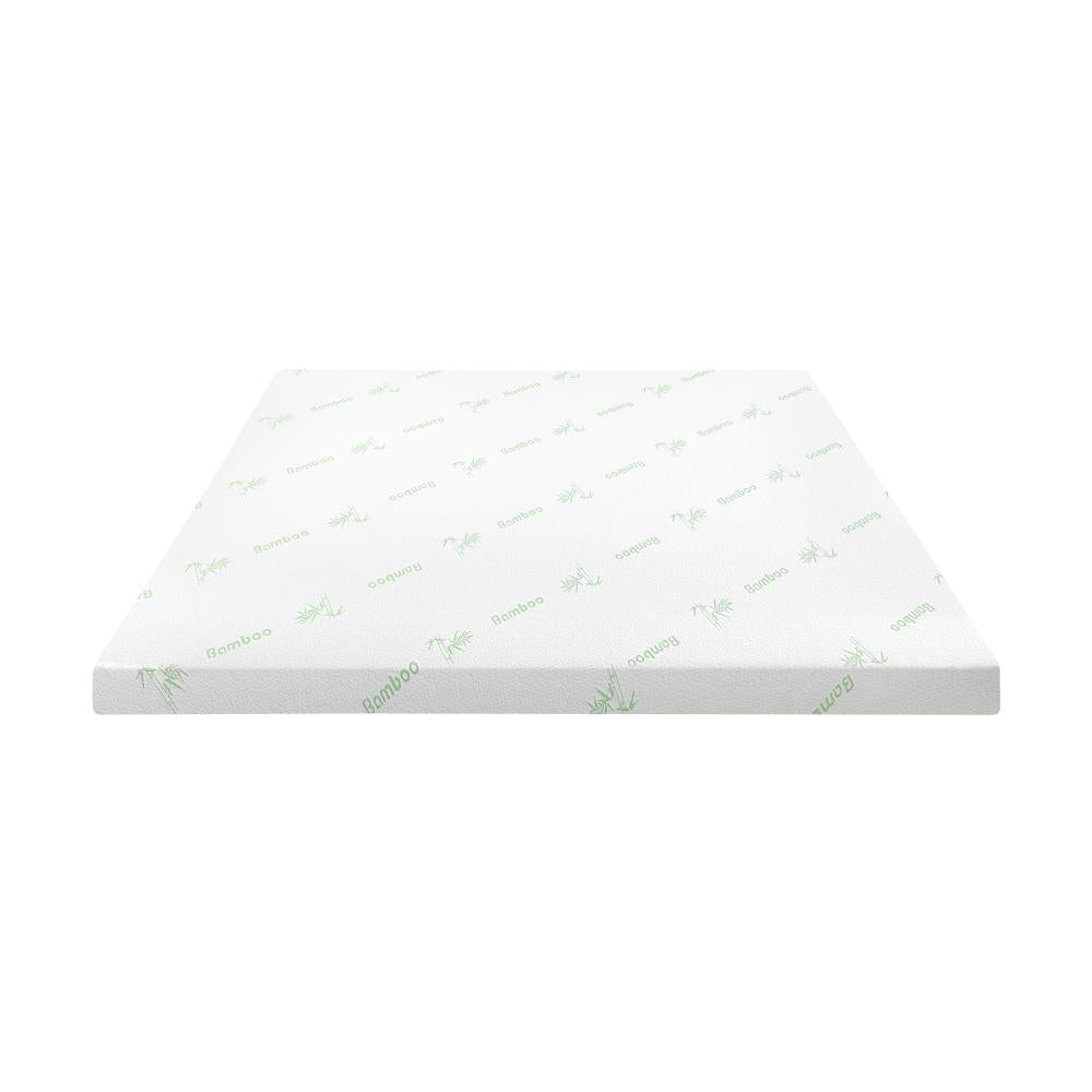 Premium Deluxe Bamboo Cool GEL Memory Foam 8cm Mattress Topper | Summer Cooling Memory Gel Topper