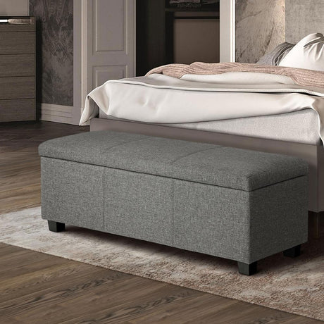 Premium Two in One Ottoman Storage Box and Seating Bench | Blanket Box