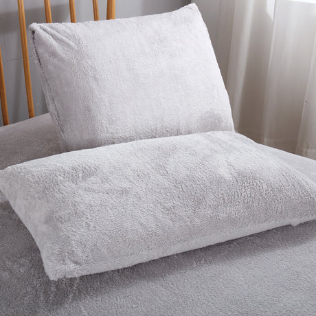 Ramesses Teddy Fleece Fitted Sheet Combo Set | Winter Warm Soft Teddy Fleece Sheets
