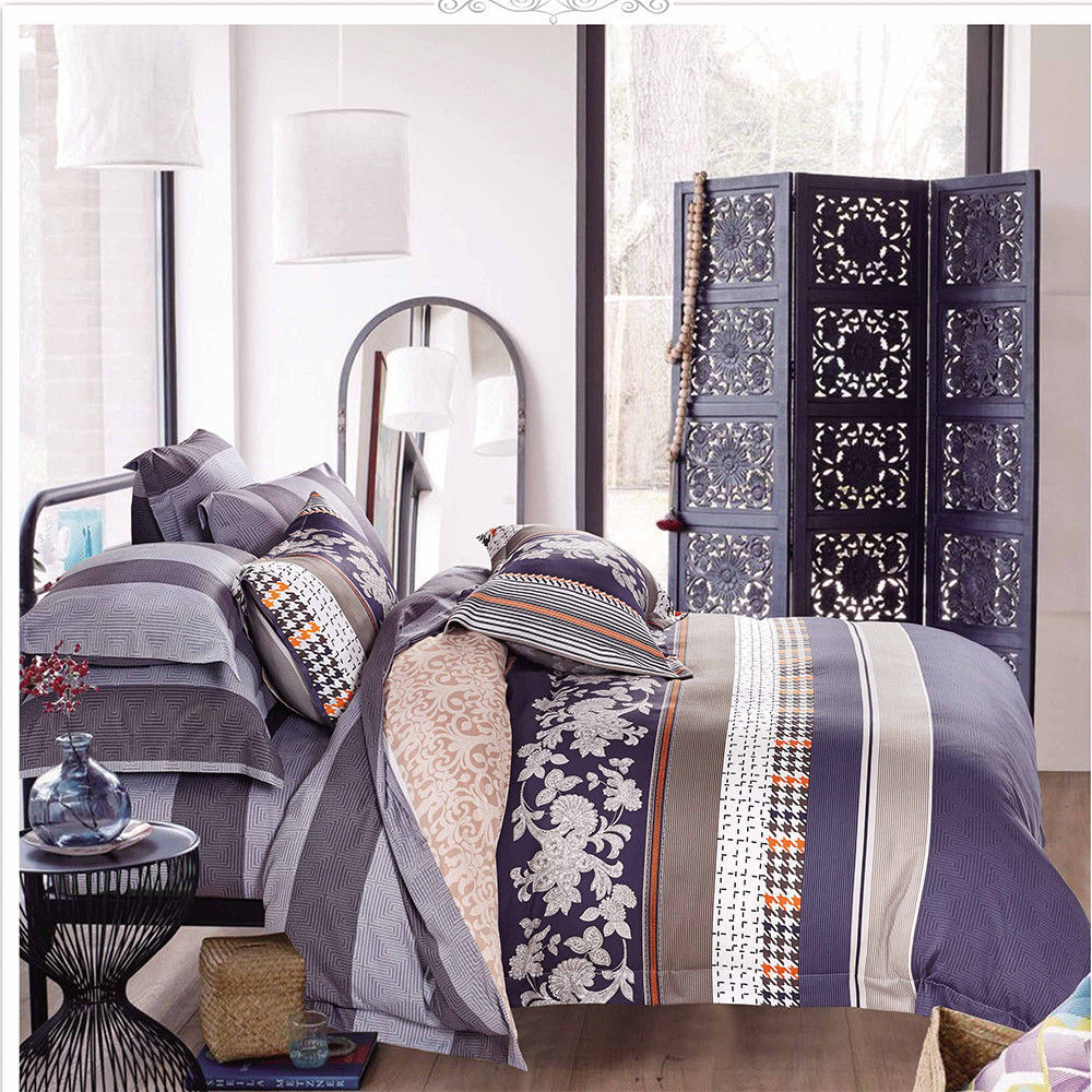 300TC 100% Cotton Vegas Contemporary Quilt Cover Set – Ontrendideas Bed ...