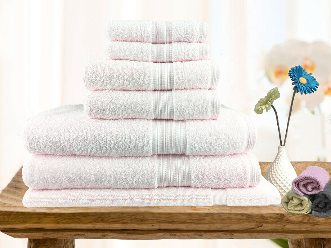 Softouch Highly Absorbent 100% Premium Cotton Towel Set | Hotel Quality Towel Sets