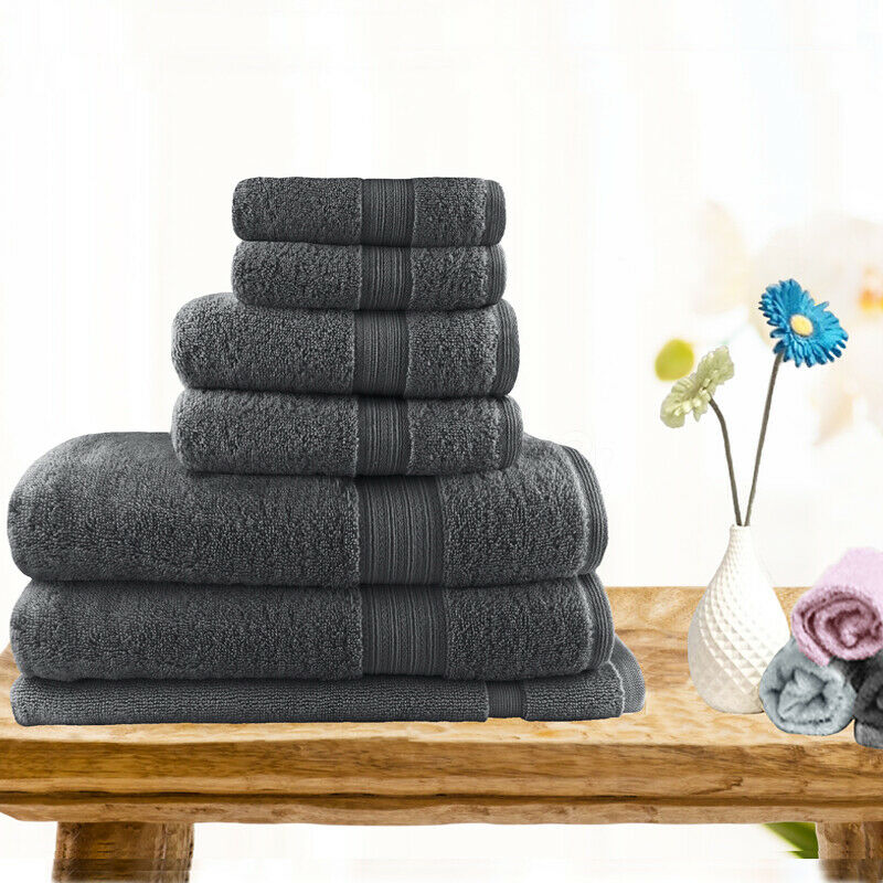 Softouch Highly Absorbent 100% Premium Cotton Towel Set | Hotel Quality Towel Sets