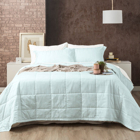 Ddecor Home 500 TC 100% Organic Cotton Jacquard 3pc Comforter Set