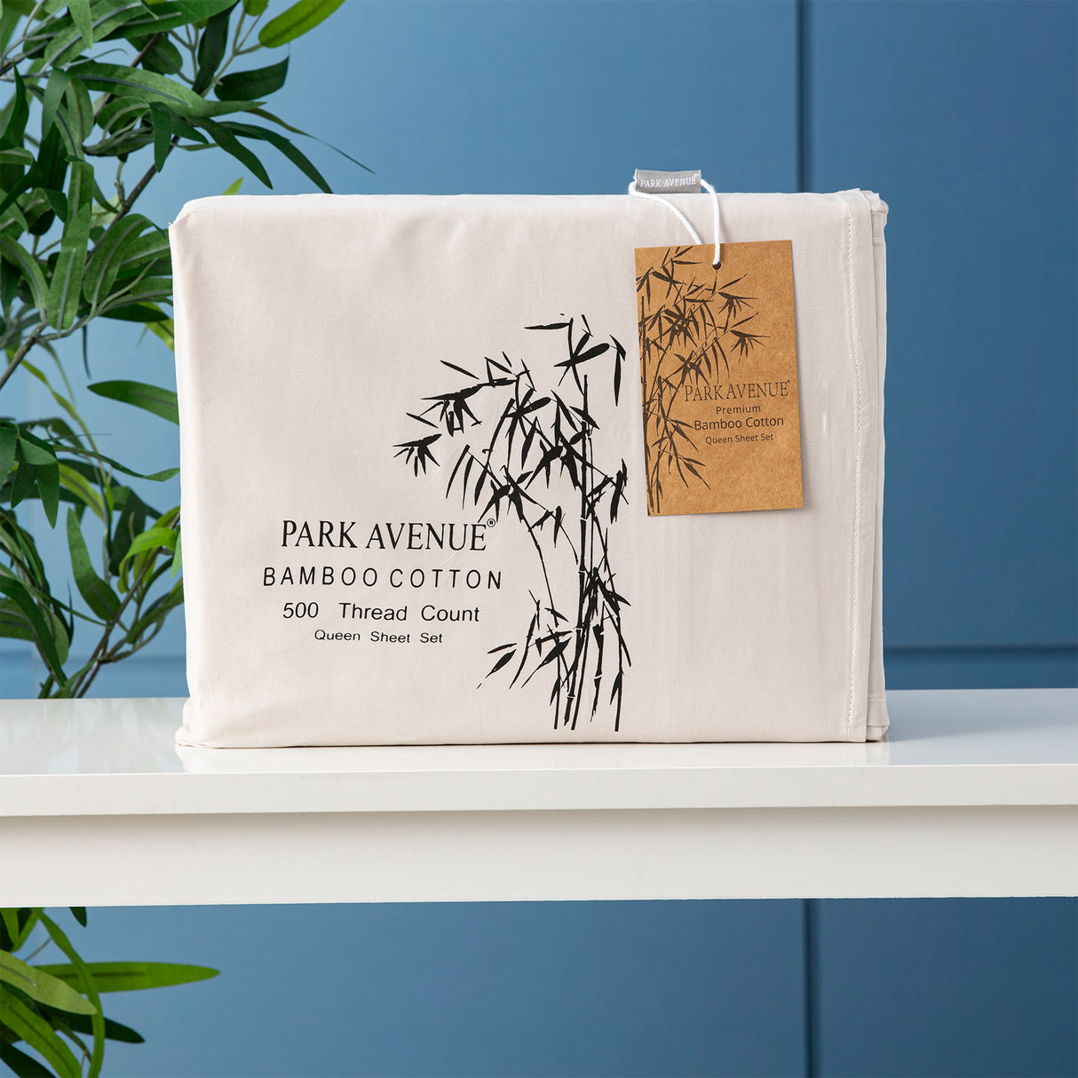 500TC Superior Bamboo Cotton Hotel Quality Sheet  Set by Park Avenue | Premium Fibre and Quality
