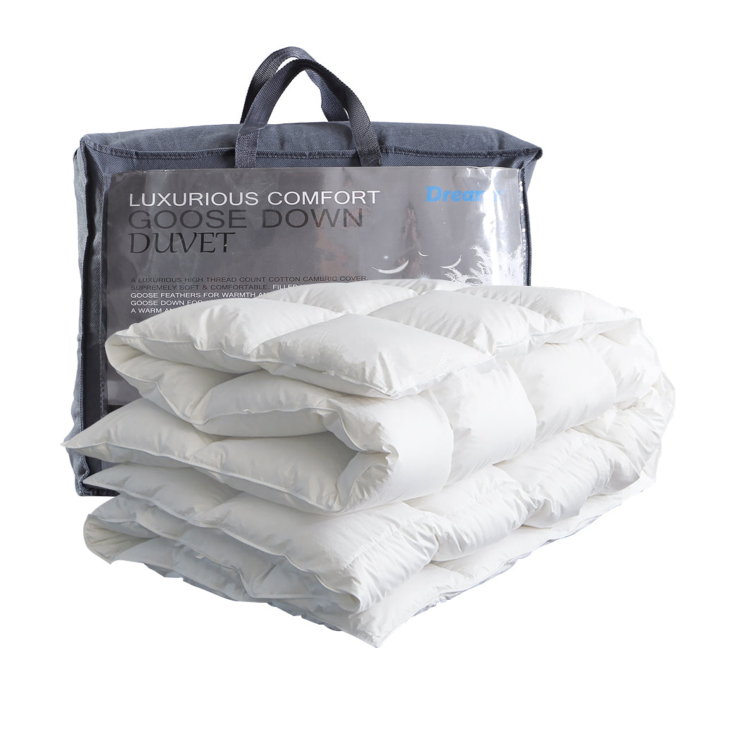 Luxore Ultra Warm 700GSM Goose Down Feather Filled Quilt | Super Warm Goose Doona