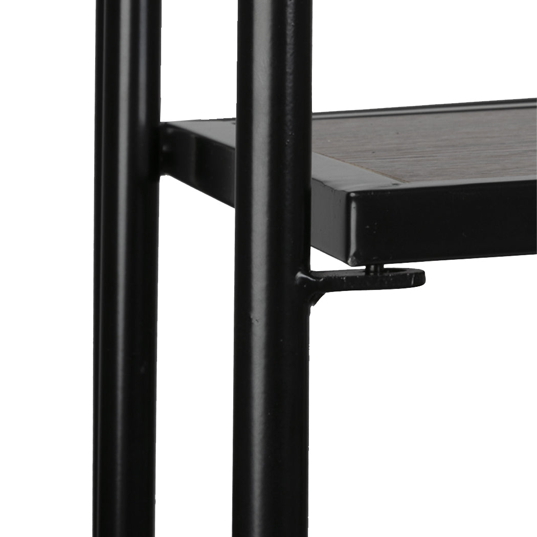 Crasus Foldable Portable Metal 4 Tier Display Unit | Modern Versatile Storage Bookshelf Display