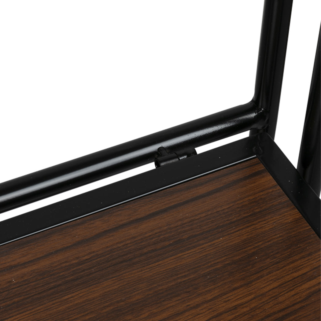 Crasus Foldable Portable Metal 4 Tier Display Unit | Modern Versatile Storage Bookshelf Display