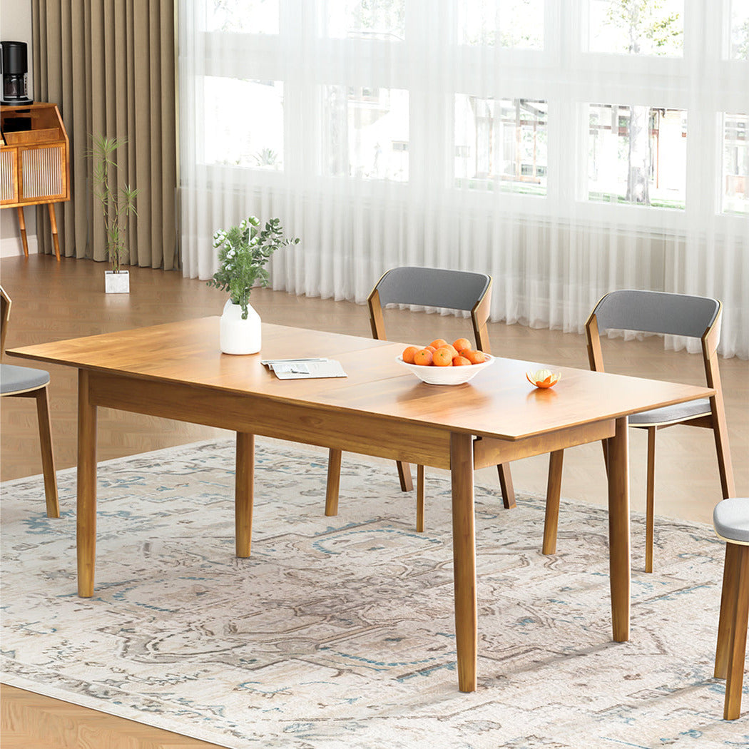 Tuscan 1.6-2M Extendable Wooden Dining Table | 8-10 Seater Premium Modern Dining Table