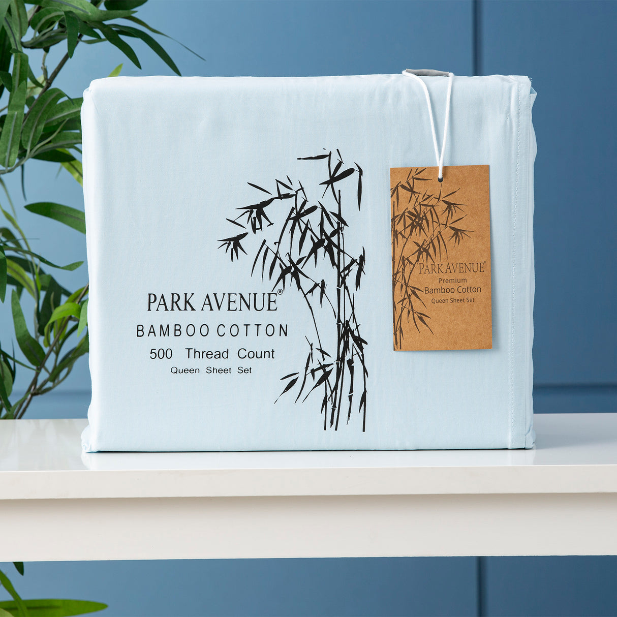 500TC Superior Bamboo Cotton Hotel Quality Sheet  Set by Park Avenue | Premium Fibre and Quality
