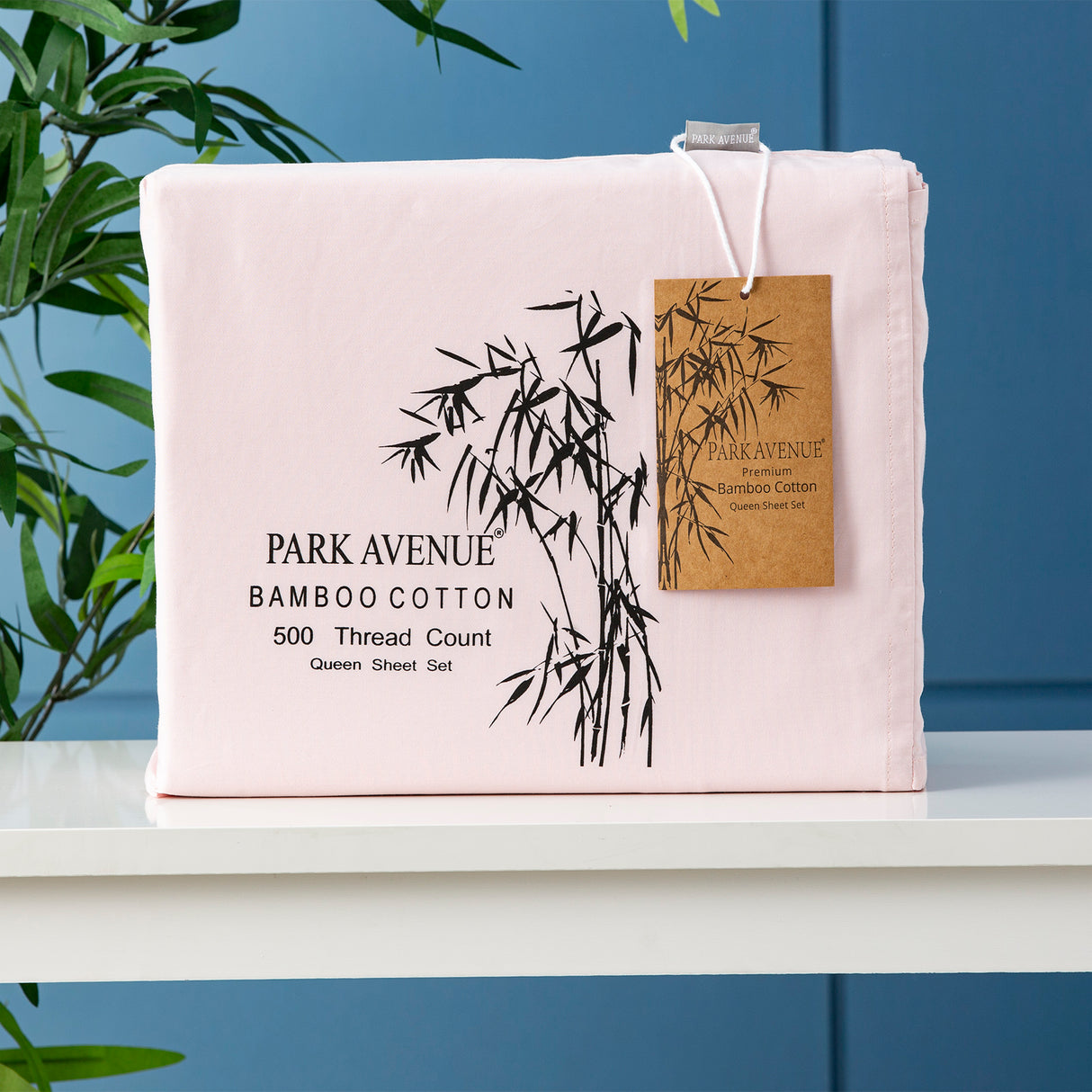 500TC Superior Bamboo Cotton Hotel Quality Sheet  Set by Park Avenue | Premium Fibre and Quality