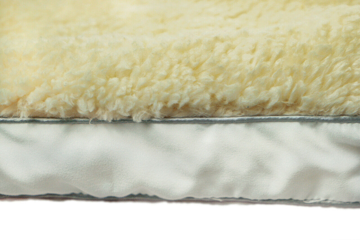 Ramesses 1200GSM Sherpa Winter Mattress Topper | Deluxe Super Warm Fleece Topper