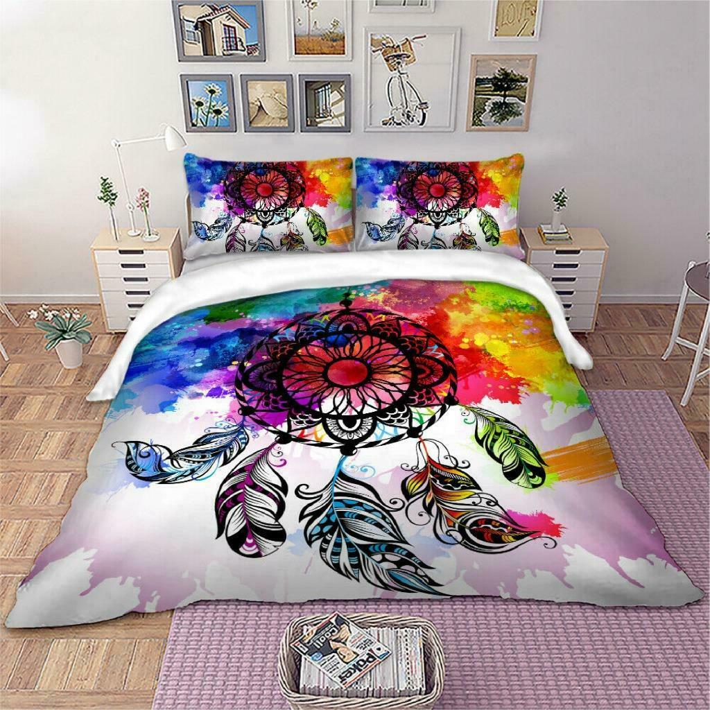 300TC Frenzy Dream catcher Soft Touch Quilt Cover Set