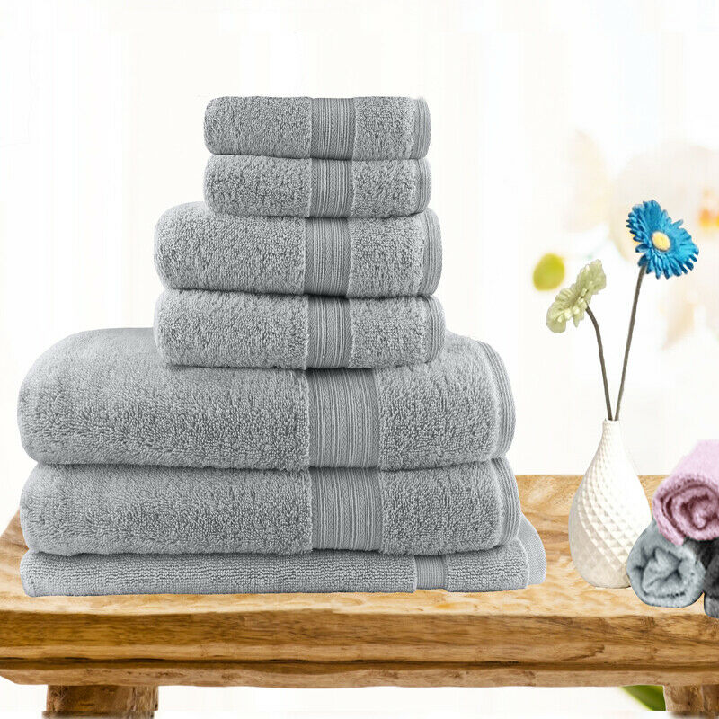 Softouch Highly Absorbent 100% Premium Cotton Towel Set | Hotel Quality Towel Sets