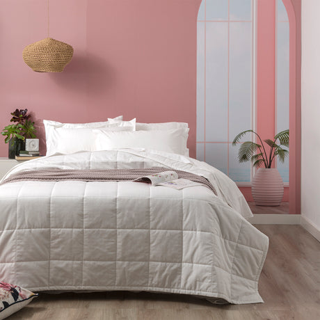 Ddecor Home 500 TC 100% Organic Cotton Jacquard 3pc Comforter Set