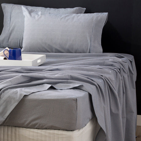 175GSM 100% Egyptian Cotton Flannelette Sheet Set In Patterned Designs by Park Avenue | Winter Warm Bedding