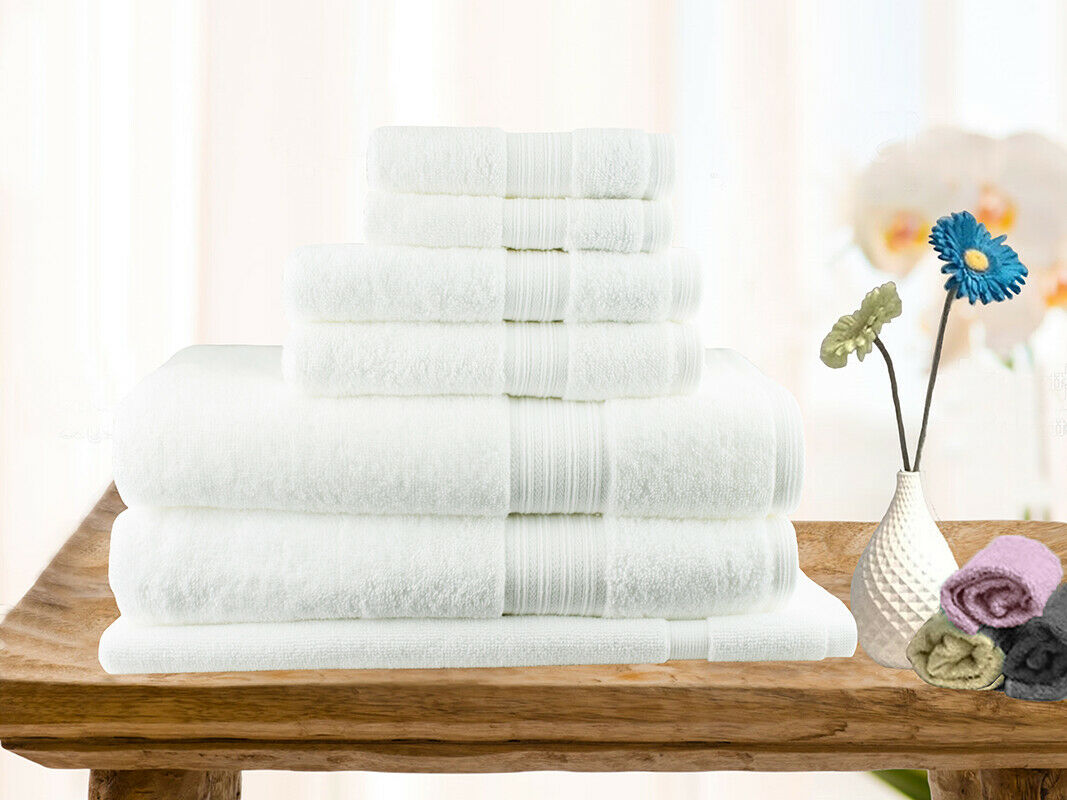 Softouch Highly Absorbent 100% Premium Cotton Towel Set | Hotel Quality Towel Sets