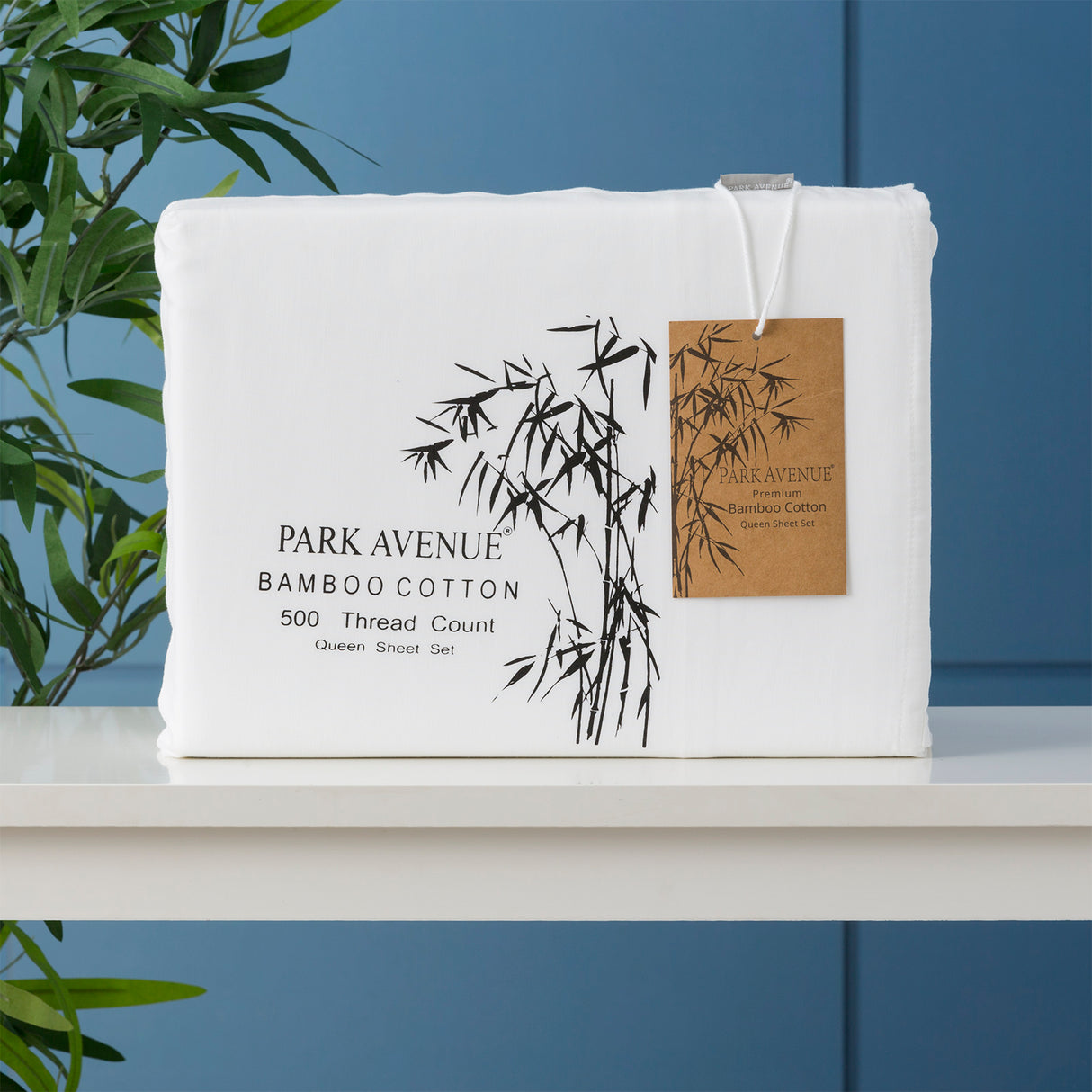 500TC Superior Bamboo Cotton Hotel Quality Sheet  Set by Park Avenue | Premium Fibre and Quality