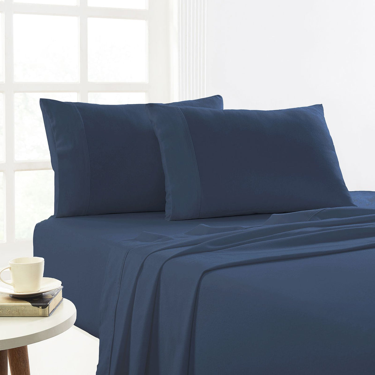 175GSM  Premium 100% Egyptian Cotton Flannelette Sheet Set by Park Avenue |Winter Warm Bedding