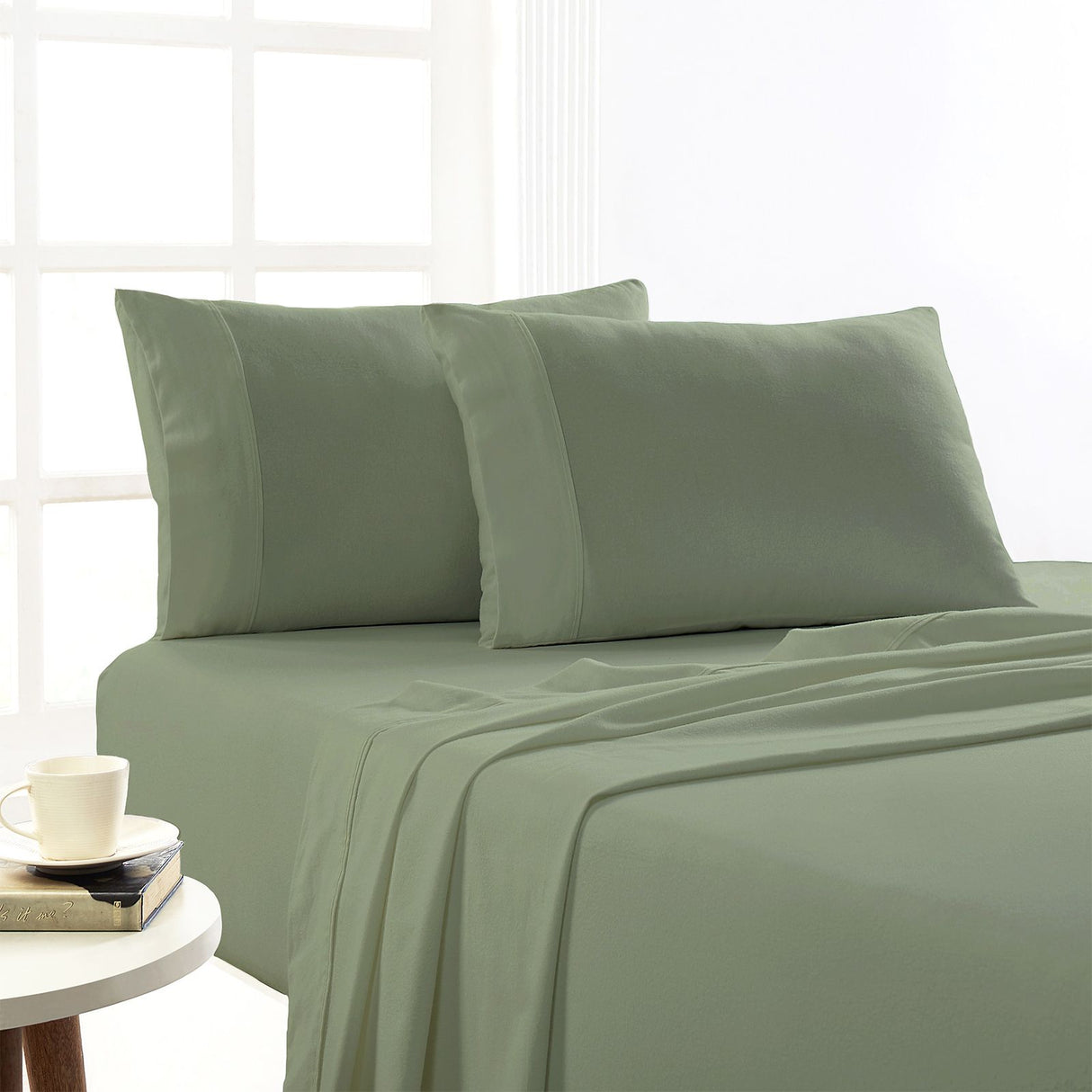 175GSM  Premium 100% Egyptian Cotton Flannelette Sheet Set by Park Avenue |Winter Warm Bedding