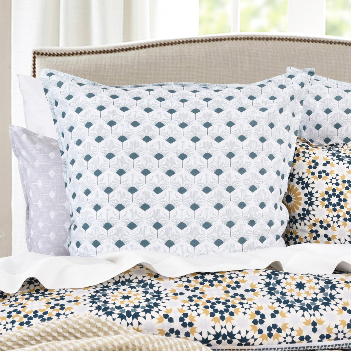 300TC 100% Cotton Reversible Mizunna Quilt Cover Set by Renee Taylor