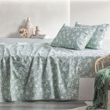 175GSM 100% Egyptian Cotton Flannelette Sheet Set In Patterned Designs by Park Avenue | Winter Warm Bedding