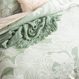 Bahama Flora 100% Cotton Jacquard Quilt Cover Set by Renee Taylor