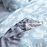 Bahama Flora 100% Cotton Jacquard Quilt Cover Set by Renee Taylor