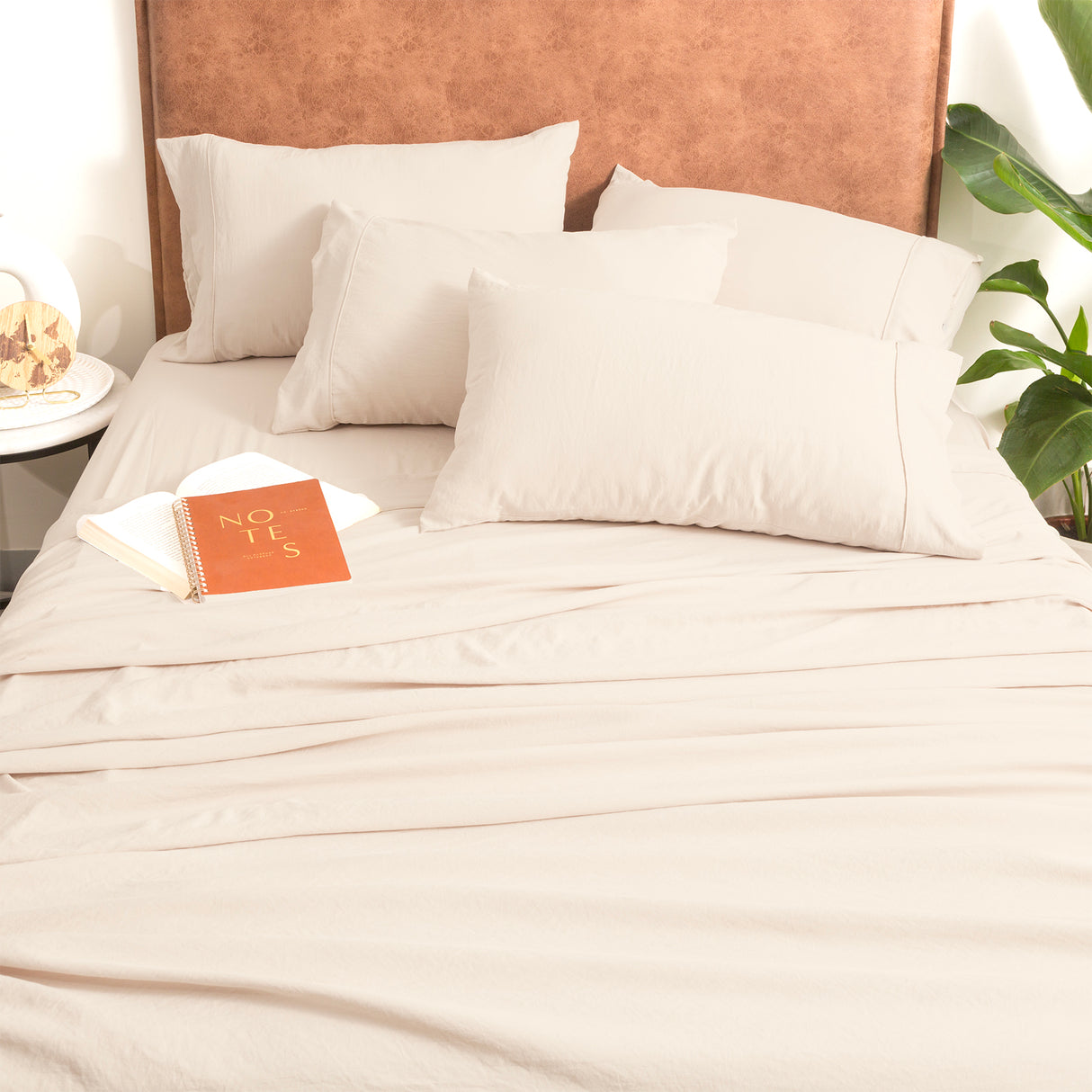 Luxore Ultra Plush Vintage Washed Microfiber Sheet Set by Ddecor Home