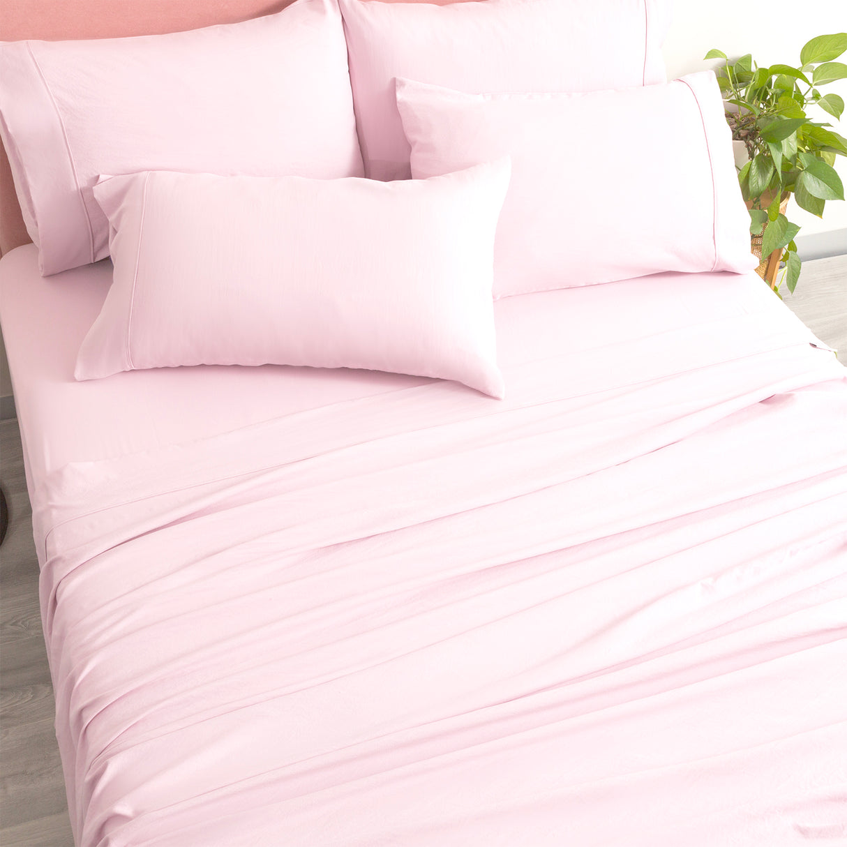 Luxore Ultra Plush Vintage Washed Microfiber Sheet Set by Ddecor Home
