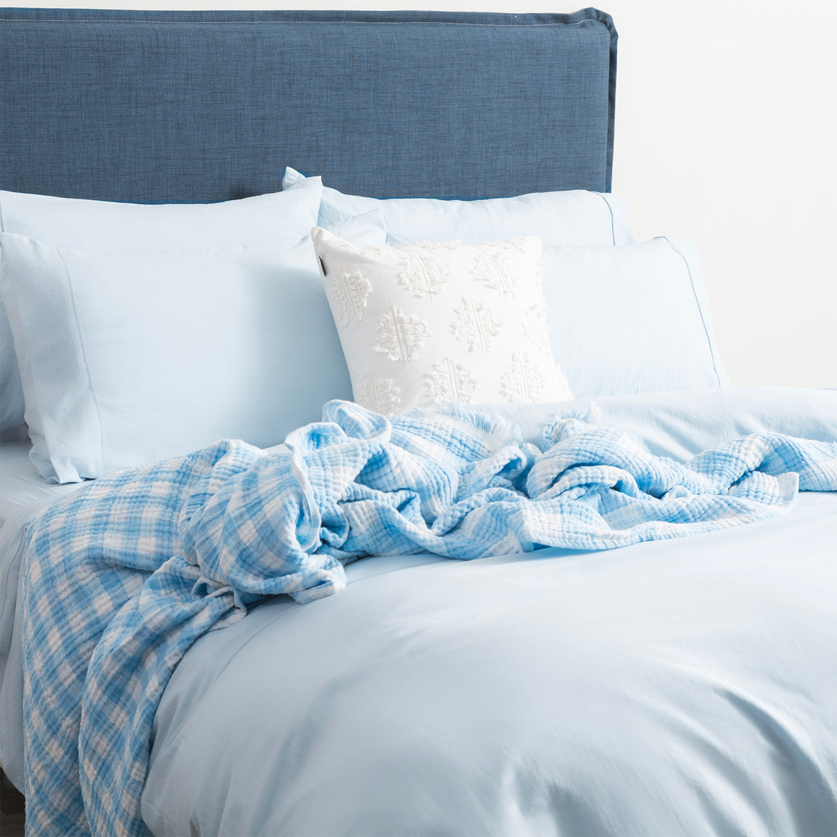 Luxore Ultra Plush Vintage Washed Microfiber Quilt Cover Set by Ddecor Home