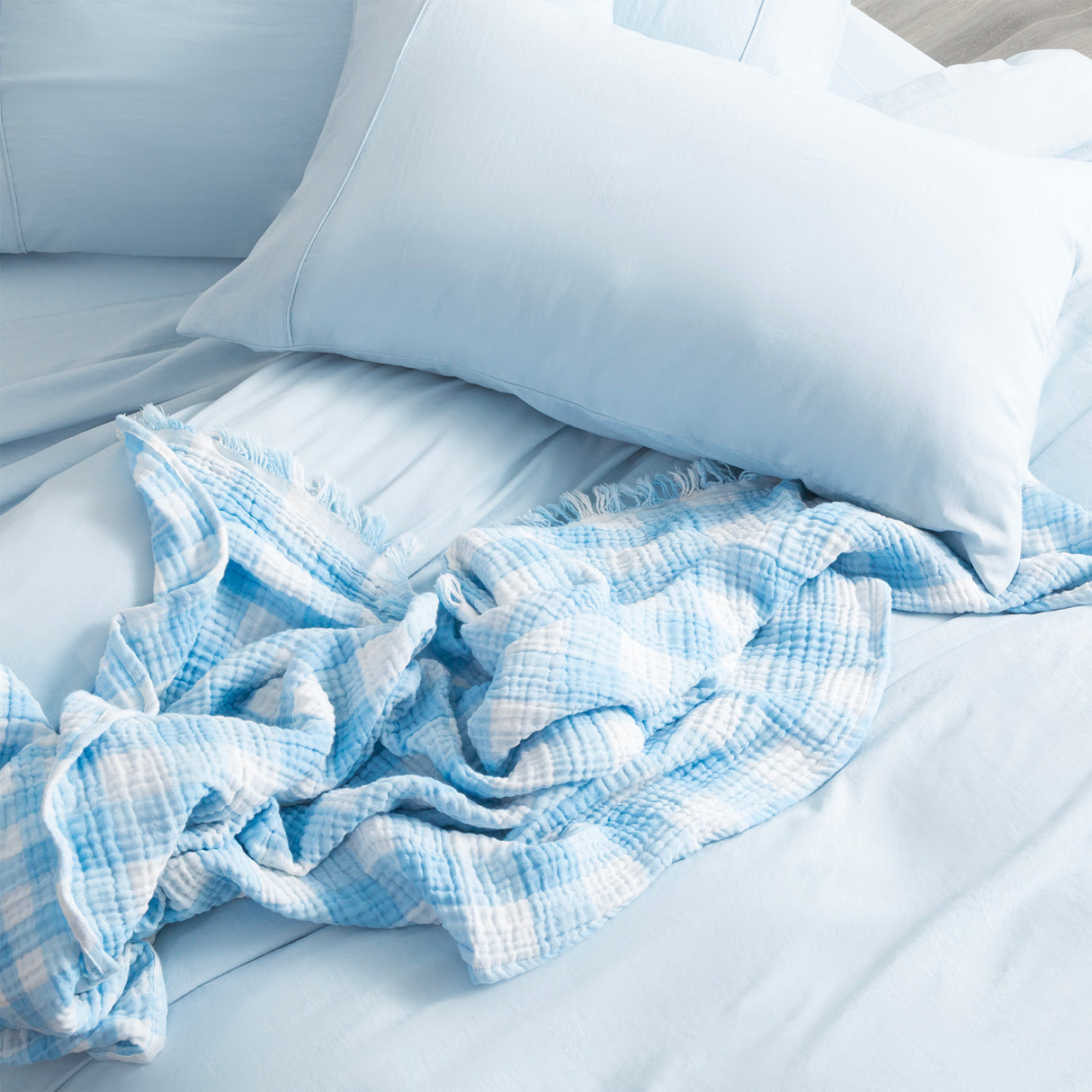 Luxore Ultra Plush Vintage Washed Microfiber Quilt Cover Set by Ddecor Home