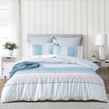 300TC 100% Cotton Reversible Mila Quilt Cover Set by Renee Taylor
