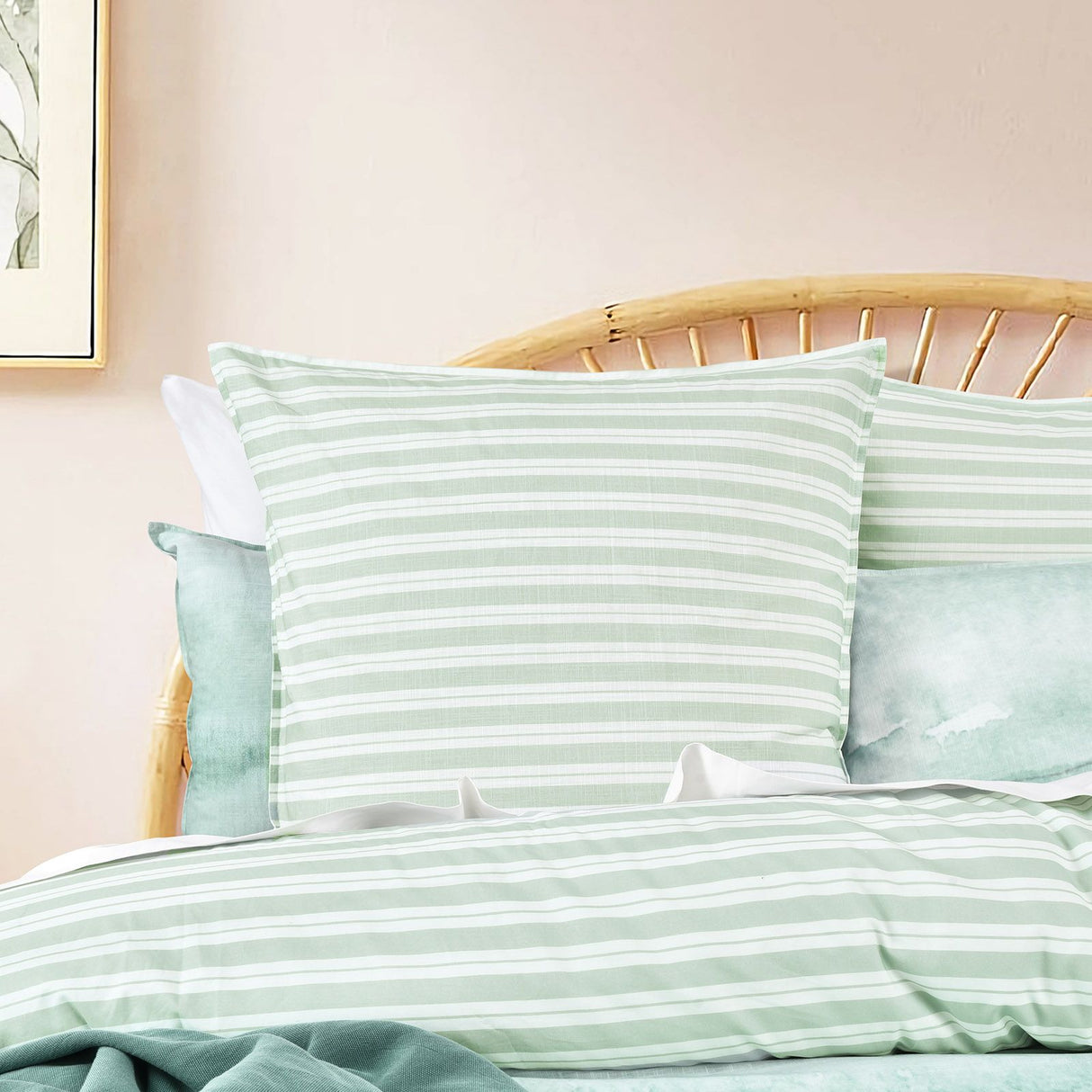 300TC 100% Cotton Reversible Praire Quilt Cover Set by Renee Taylor