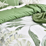 300TC 100% Cotton Reversible Bahamas Quilt Cover Set by Renee Taylor