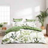 300TC 100% Cotton Reversible Bahamas Quilt Cover Set by Renee Taylor