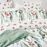300TC 100% Cotton Reversible Mora Quilt Cover Set by Renee Taylor