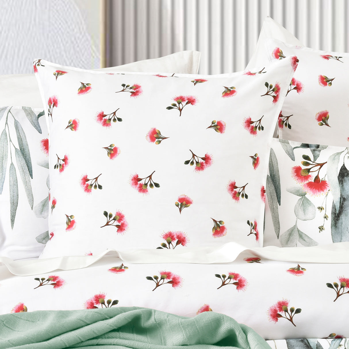300TC 100% Cotton Reversible Mora Quilt Cover Set by Renee Taylor