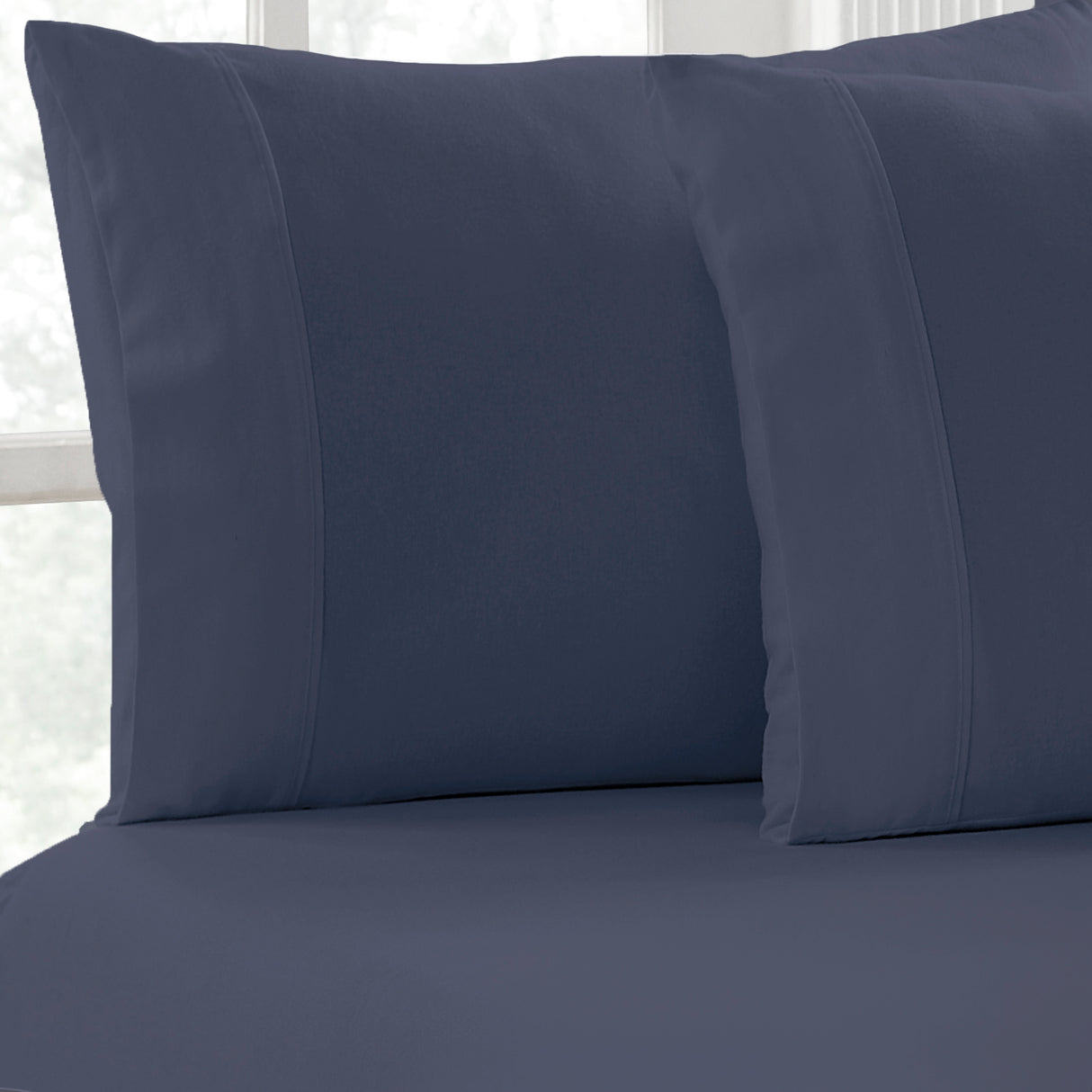 175GSM 100% Egyptian Cotton Flannelette Fitted Sheet Combo Set by Park Avenue |Winter Warm Bedding