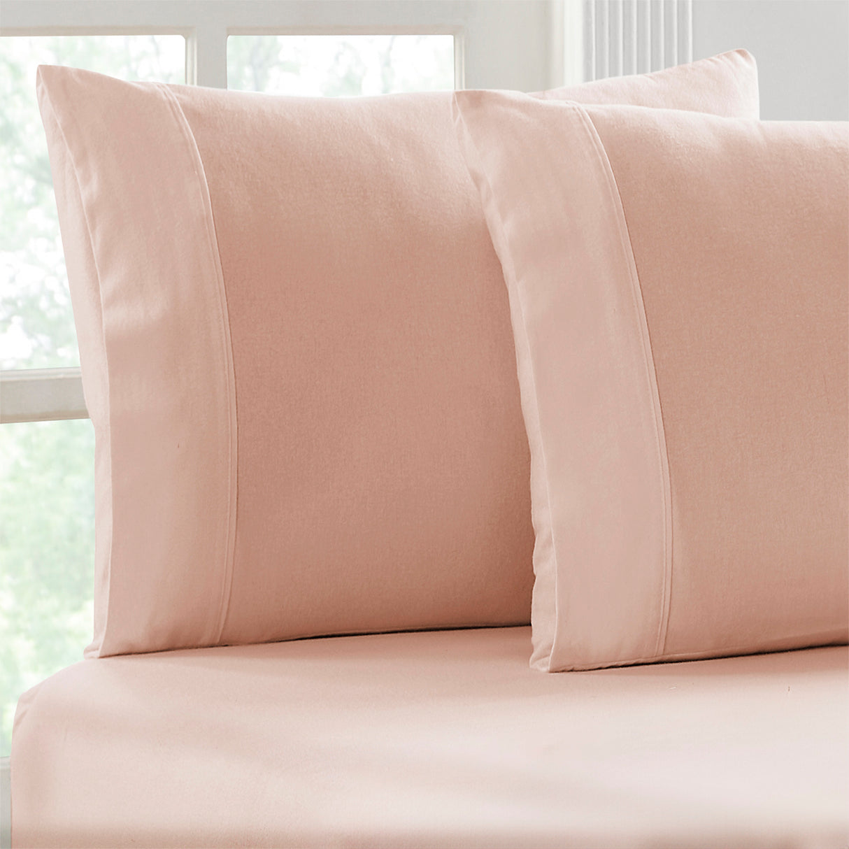 175GSM 100% Egyptian Cotton Flannelette Fitted Sheet Combo Set by Park Avenue |Winter Warm Bedding