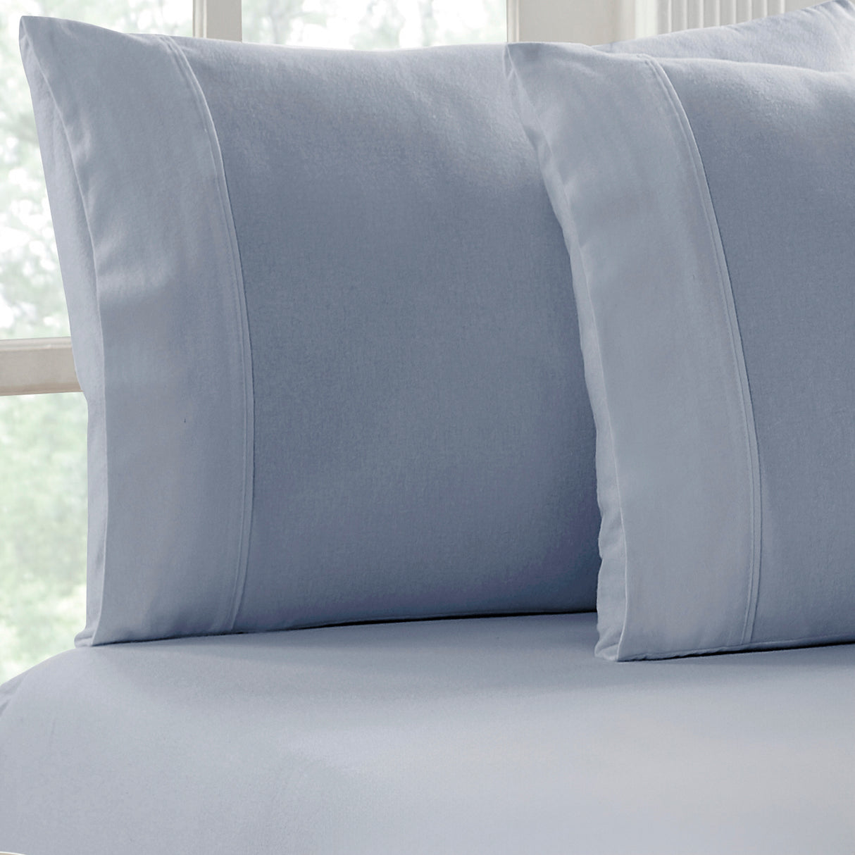 175GSM 100% Egyptian Cotton Flannelette Fitted Sheet Combo Set by Park Avenue |Winter Warm Bedding