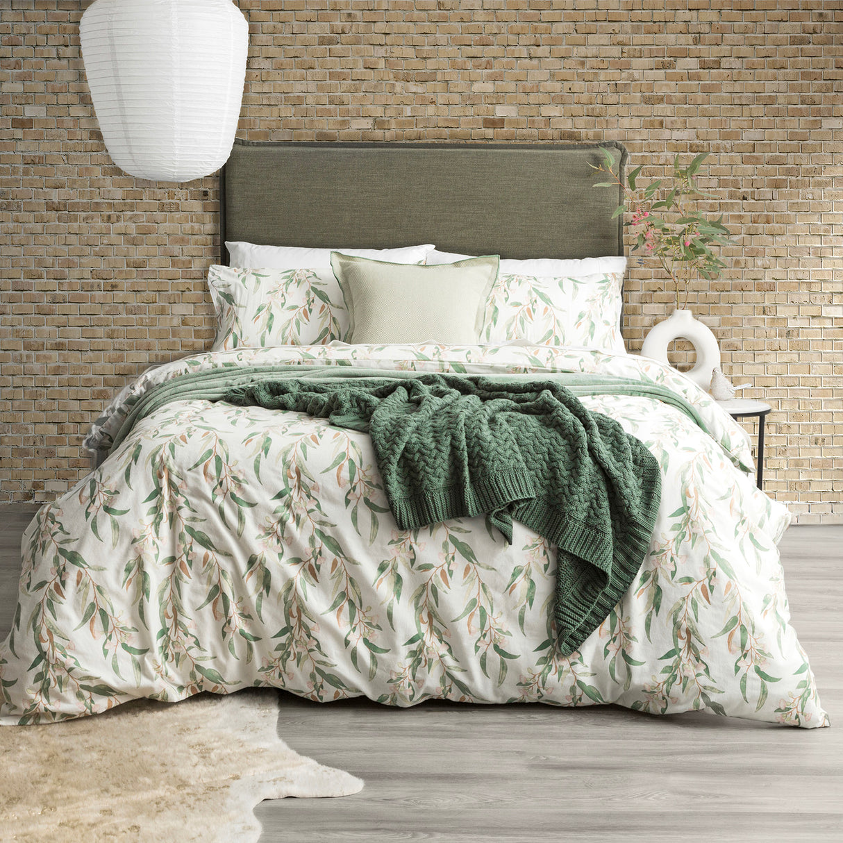 175GSM 100% Egyptian Cotton Flannelette Quilt Cover Set by Park Avenue | Winter Warm Bedding