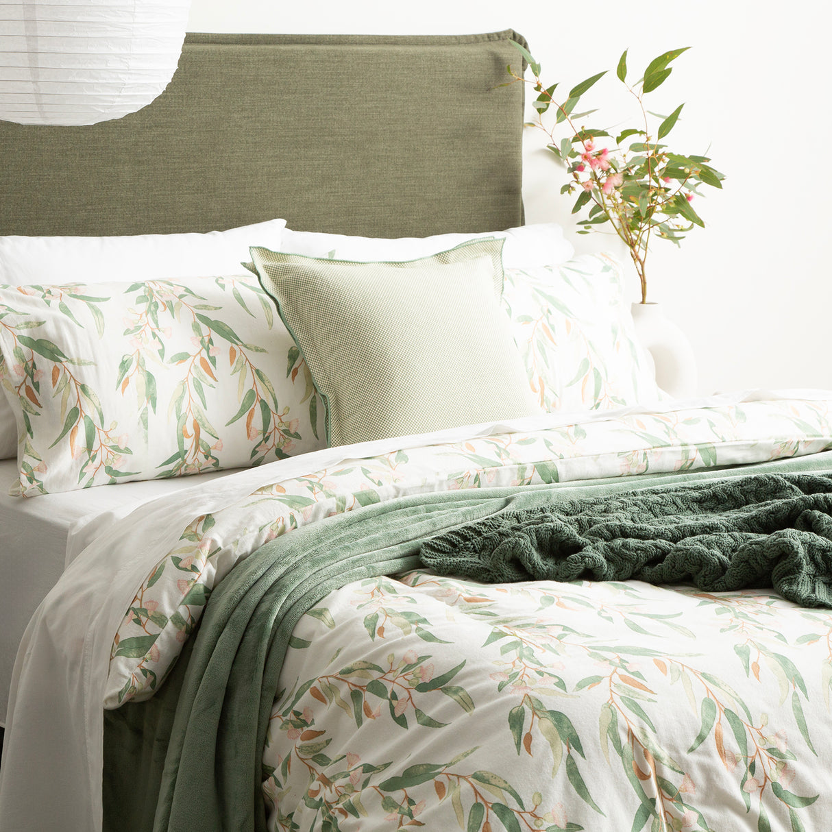 175GSM 100% Egyptian Cotton Flannelette Quilt Cover Set by Park Avenue | Winter Warm Bedding