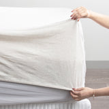 Luxiore 100% Organic Cotton Melange Soft Jersey Sheet Set by Renee Taylor | Breathable Eco Cotton Sheets Wrinkle Free