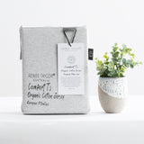 Luxiore 100% Organic Cotton Melange Jersey Quilt Cover Set by Renee Taylor | Breathable Eco Cotton Donna Cover Set