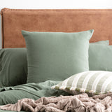 Luxiore 100% Organic Cotton Melange Jersey Quilt Cover Set by Renee Taylor | Breathable Eco Cotton Donna Cover Set