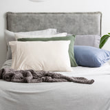 Luxiore 100% Organic Cotton Melange Jersey Quilt Cover Set by Renee Taylor | Breathable Eco Cotton Donna Cover Set