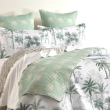 Palmea 3pc Quilted Reversible Coverlet Set by Renee Taylor | Two Sided Modern Light Coverlet