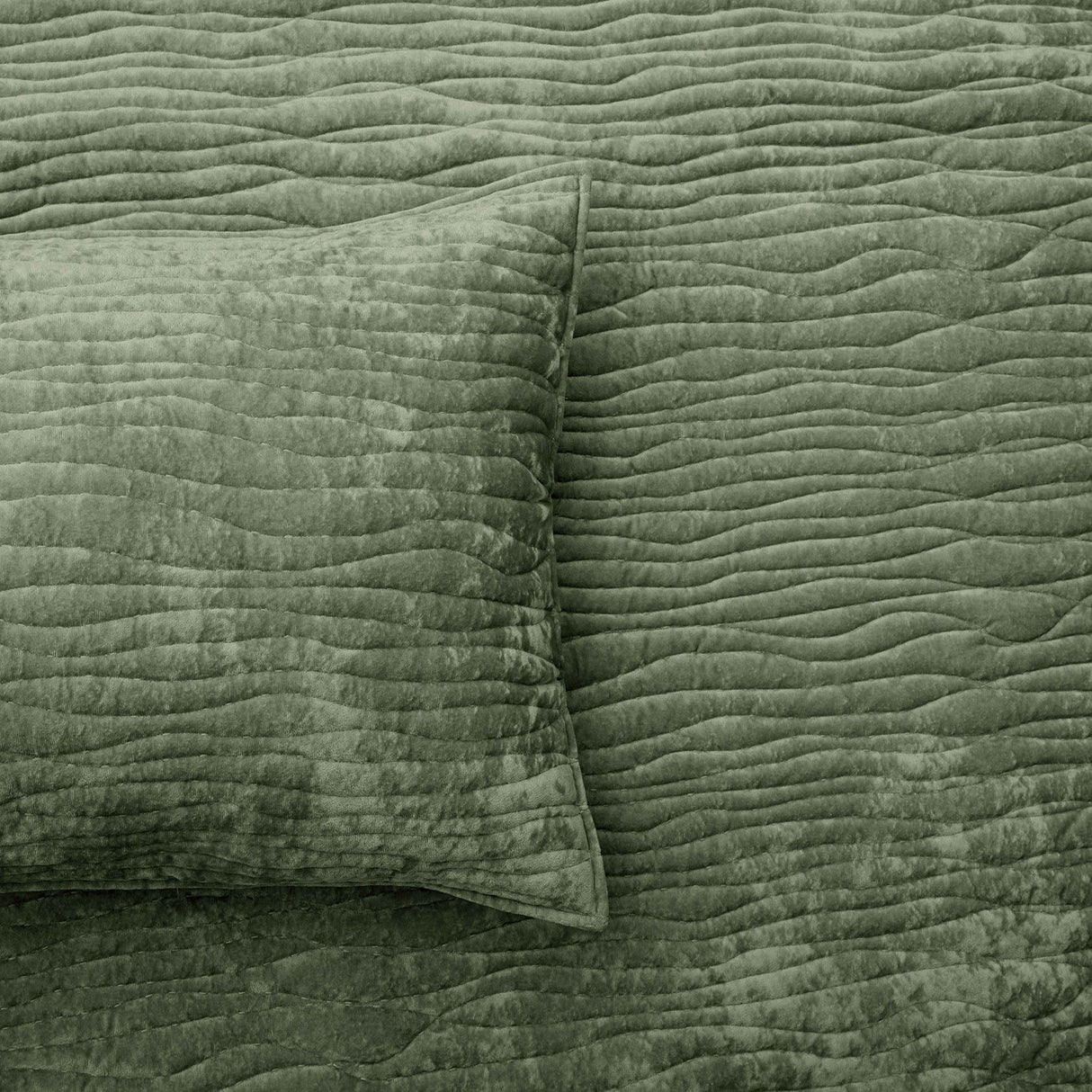 Amara Soft Velvet Plush 3pc Coverlet Set by Renee Taylor | Silky Velvet 100% Cotton Reverse Side